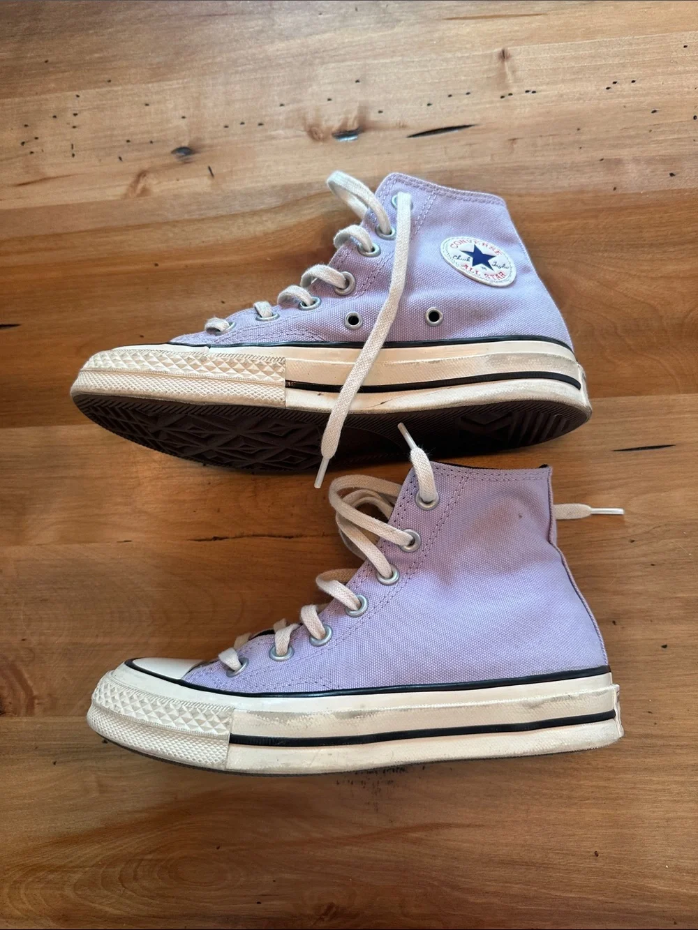 Converse Kids Lavender High-Top Sneakers